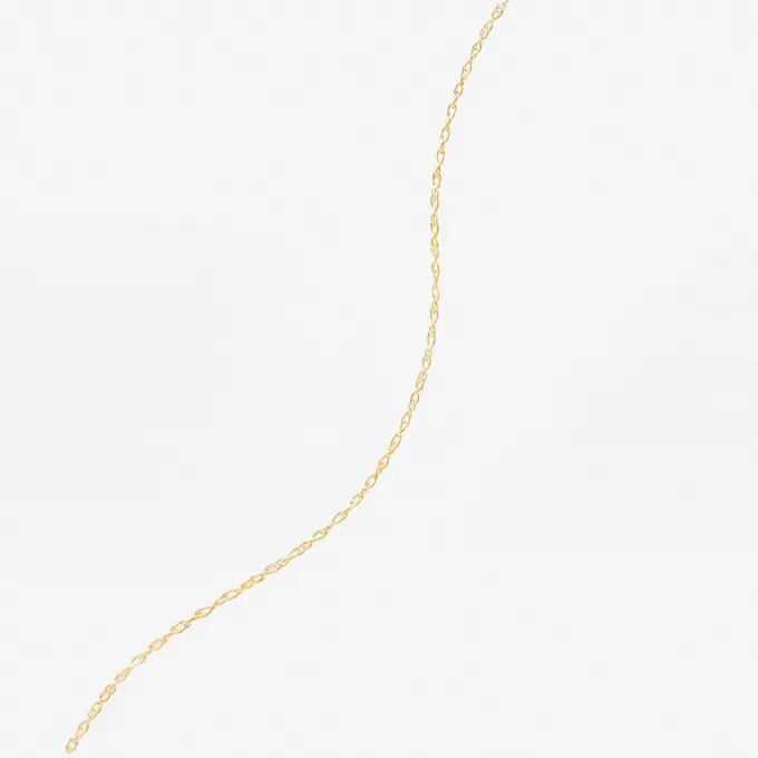 ŁAŃCUSZEK ZŁOTY 44 CM
