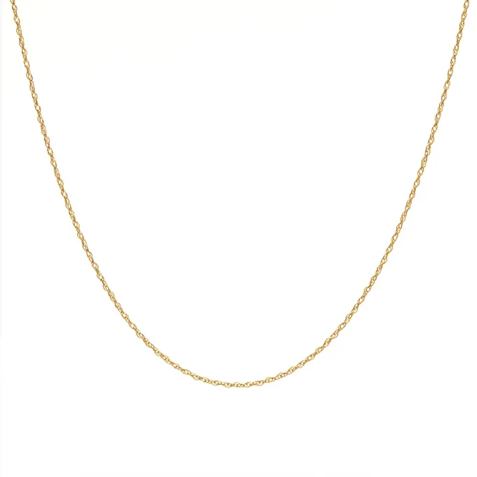 ŁAŃCUSZEK ZŁOTY 44 CM
