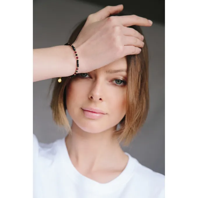 BRANSOLETKA ; Z KAMIENI NATURALNYCH
