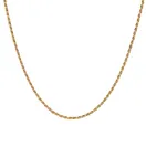 NASZYJNIK CORDA 1,5 MM; SREBRNY POZŁACANY