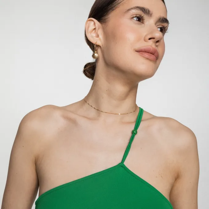 Choker pancerka; srebrny pozłacany