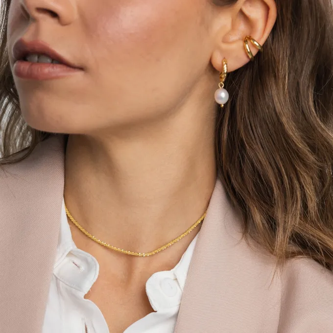 CHOKER POZŁACANY 2 MM