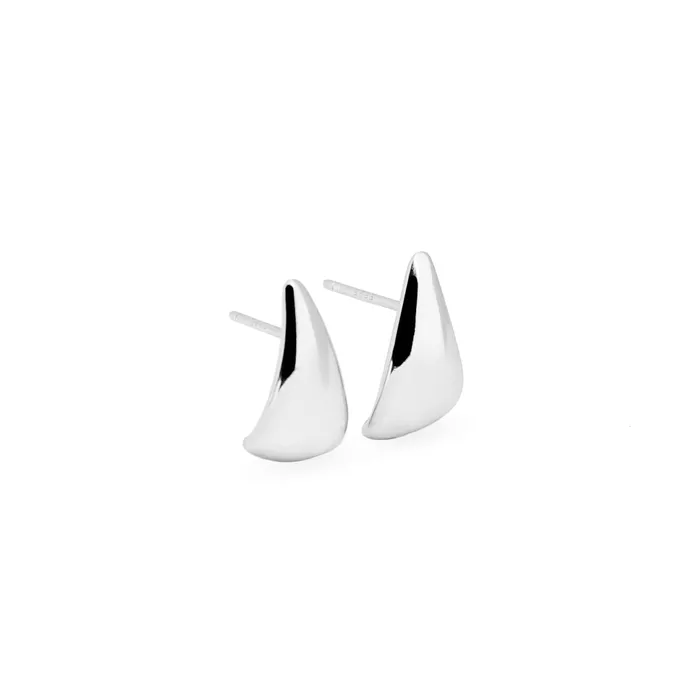 Kolczyki łezki; srebrne