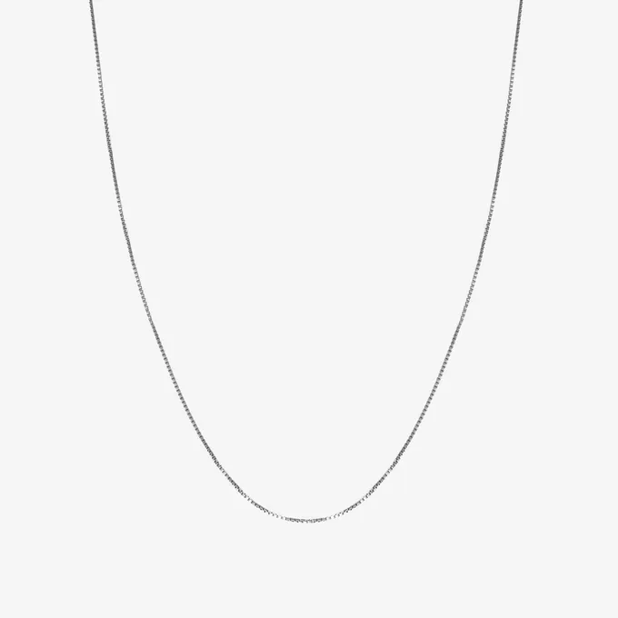 Naszyjnik 50 cm; srebrny